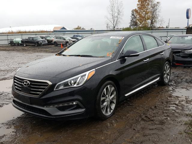 Photo 1 VIN: 5NPE34AB2FH117689 - HYUNDAI SONATA 