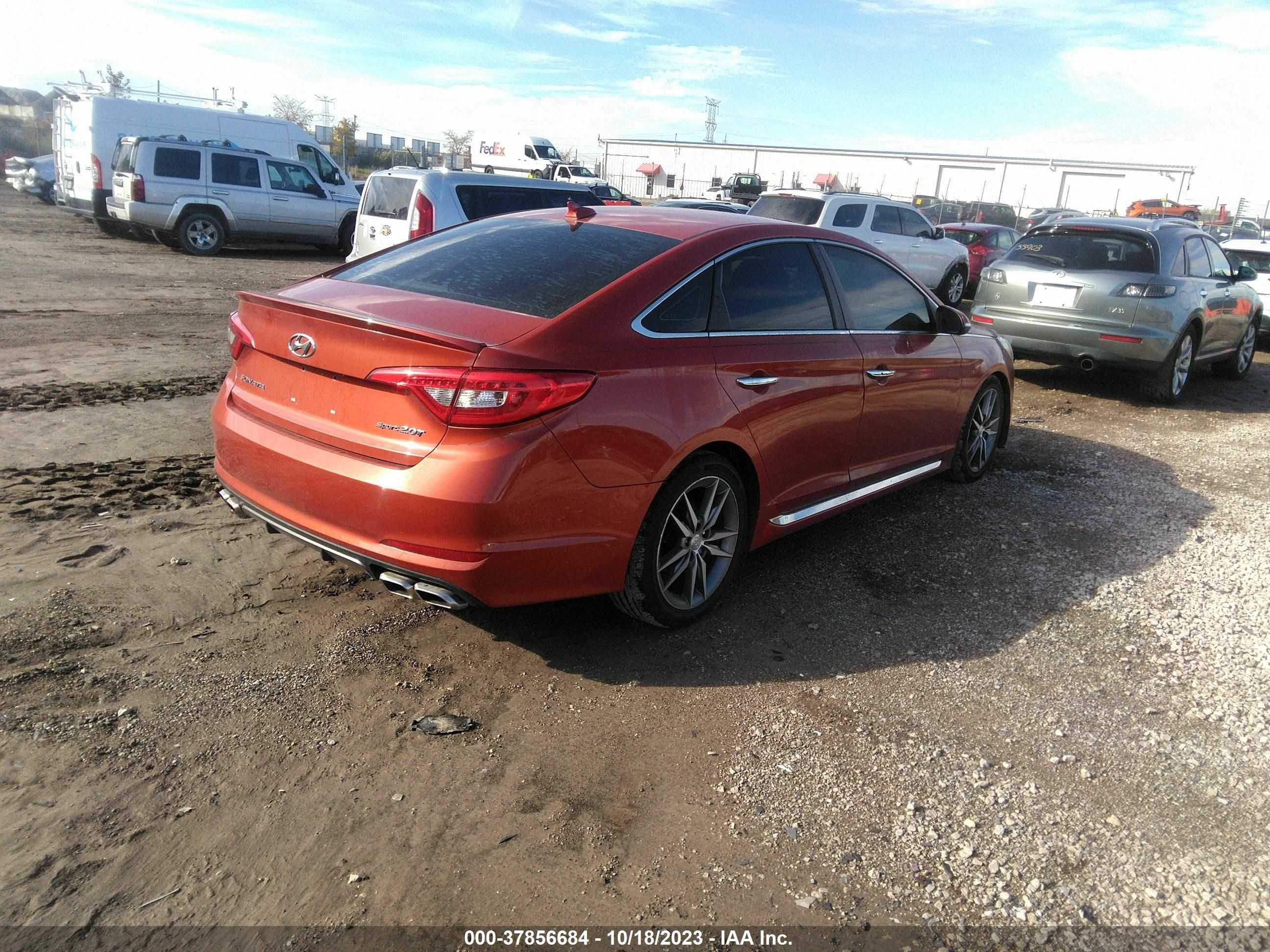 Photo 3 VIN: 5NPE34AB2FH119054 - HYUNDAI SONATA 