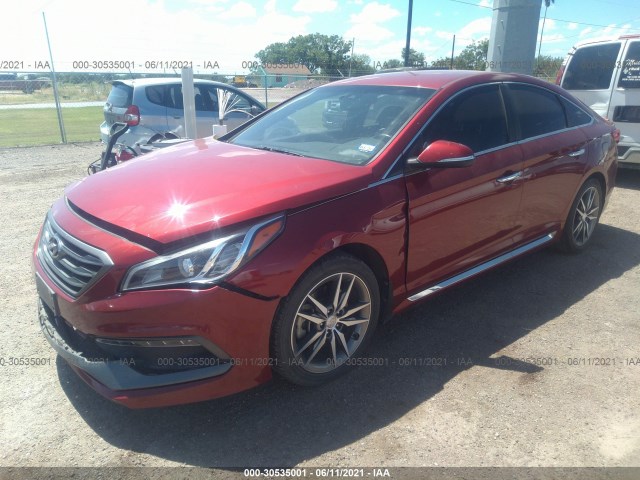 Photo 1 VIN: 5NPE34AB2FH157352 - HYUNDAI SONATA 