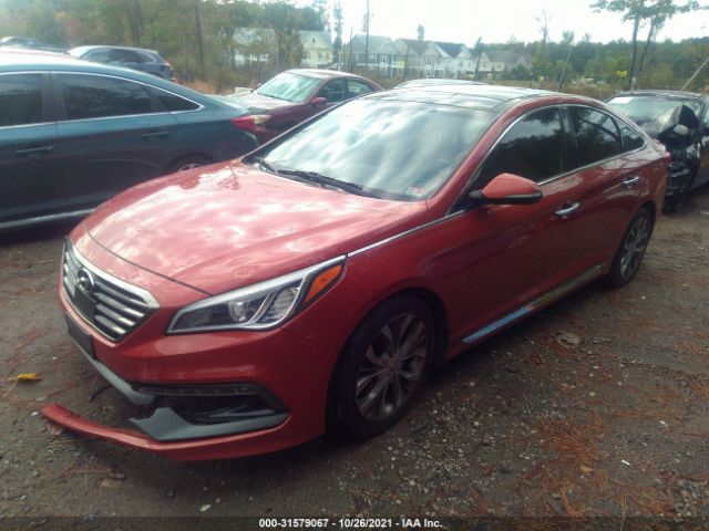 Photo 1 VIN: 5NPE34AB2FH162647 - HYUNDAI SONATA 