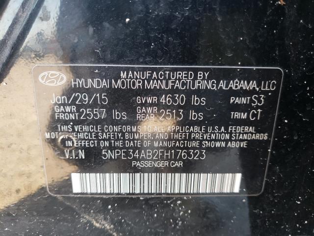 Photo 9 VIN: 5NPE34AB2FH176323 - HYUNDAI SONATA SPO 