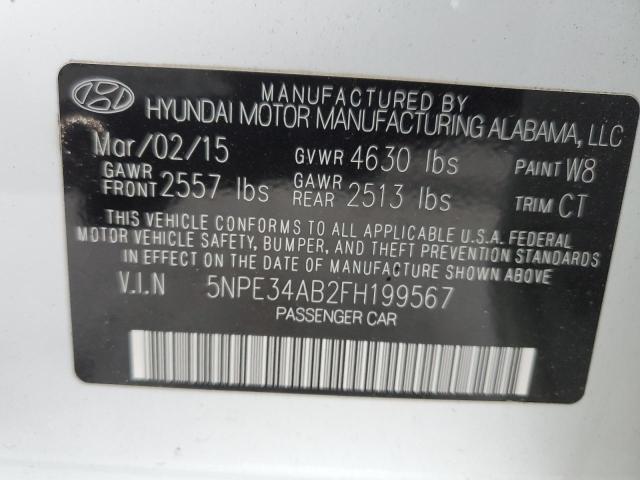 Photo 12 VIN: 5NPE34AB2FH199567 - HYUNDAI SONATA SPO 