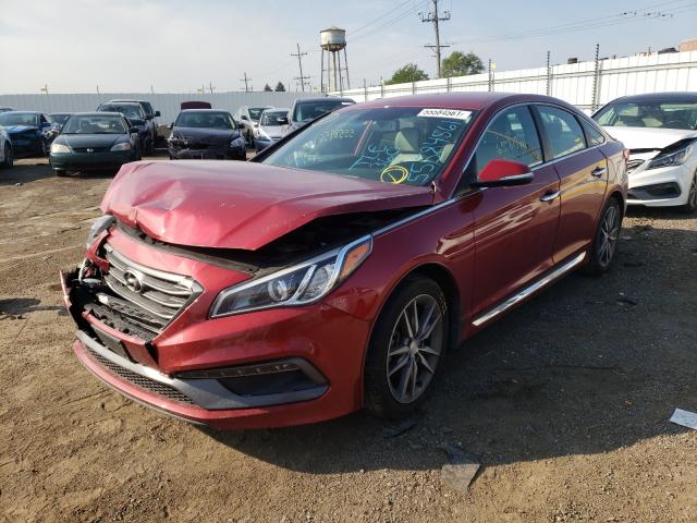 Photo 1 VIN: 5NPE34AB2FH224337 - HYUNDAI SONATA SPO 