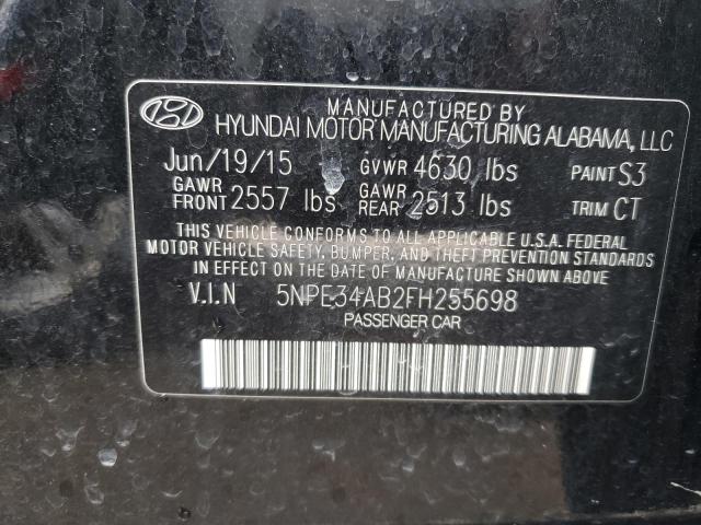 Photo 11 VIN: 5NPE34AB2FH255698 - HYUNDAI SONATA SPO 