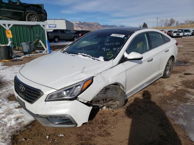 Photo 1 VIN: 5NPE34AB2GH350487 - HYUNDAI SONATA SPO 