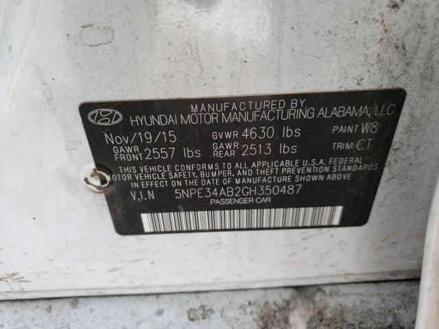 Photo 9 VIN: 5NPE34AB2GH350487 - HYUNDAI SONATA SPO 