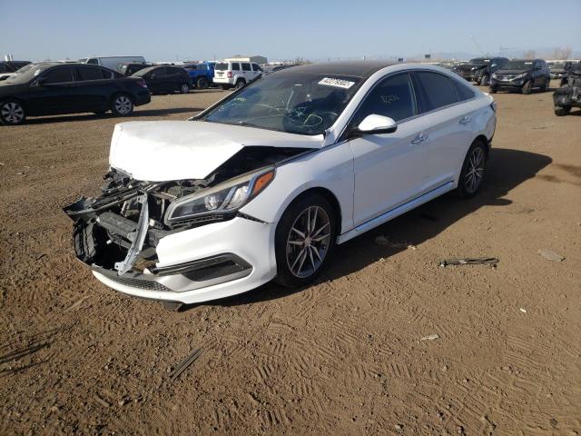 Photo 1 VIN: 5NPE34AB3FH067871 - HYUNDAI SONATA SPO 