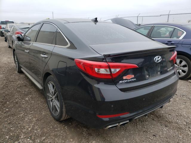 Photo 2 VIN: 5NPE34AB3FH069703 - HYUNDAI SONATA SPO 