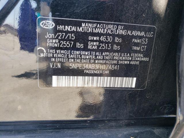 Photo 11 VIN: 5NPE34AB3FH174841 - HYUNDAI SONATA SPO 