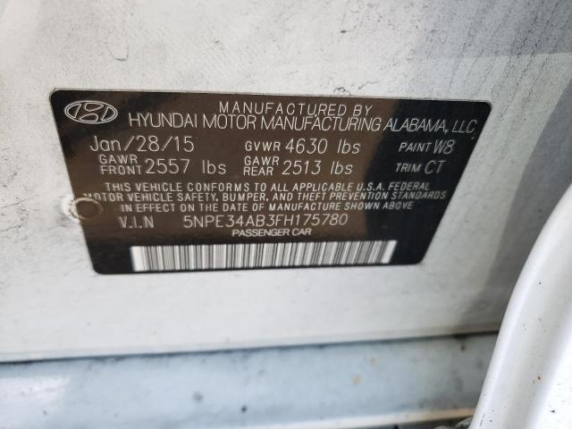 Photo 9 VIN: 5NPE34AB3FH175780 - HYUNDAI SONATA SPO 