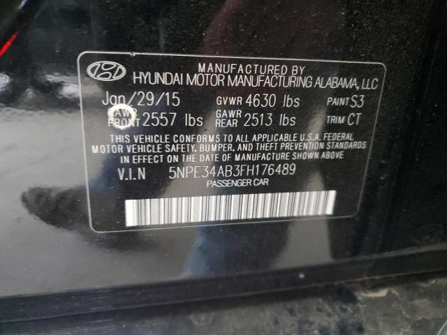 Photo 11 VIN: 5NPE34AB3FH176489 - HYUNDAI SONATA 