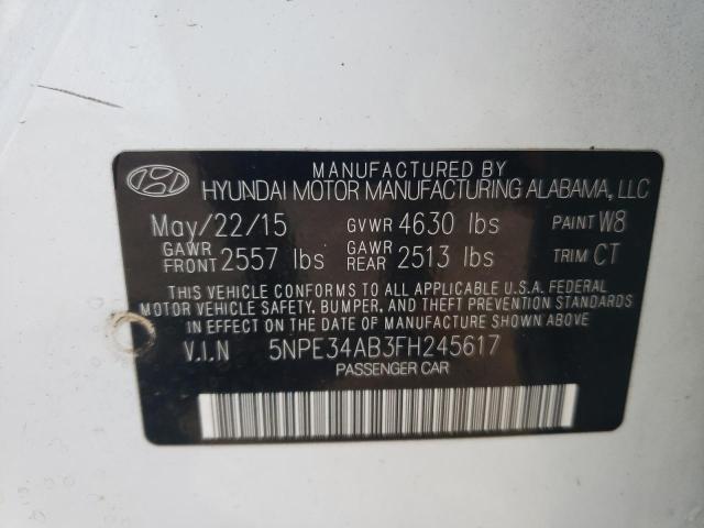 Photo 11 VIN: 5NPE34AB3FH245617 - HYUNDAI SONATA 