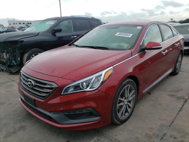 Photo 1 VIN: 5NPE34AB3GH406002 - HYUNDAI SONATA SPO 