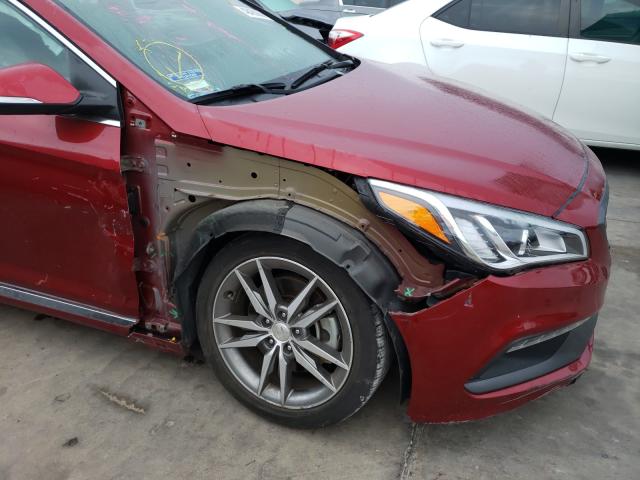 Photo 8 VIN: 5NPE34AB3GH406002 - HYUNDAI SONATA SPO 