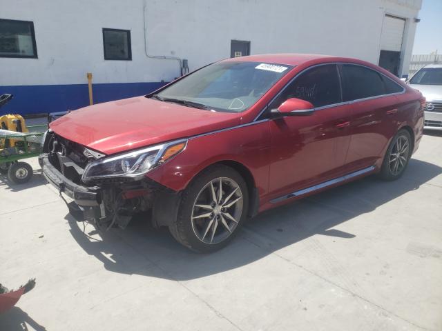 Photo 1 VIN: 5NPE34AB3HH523497 - HYUNDAI SONATA SPO 