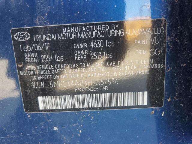 Photo 12 VIN: 5NPE34AB3HH557536 - HYUNDAI SONATA SPO 