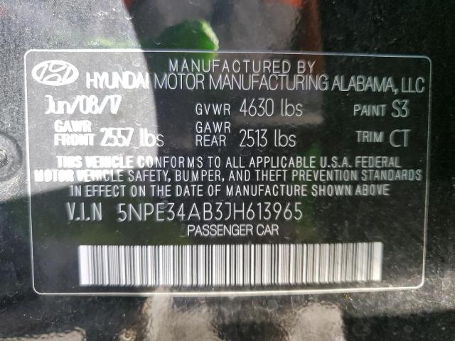 Photo 11 VIN: 5NPE34AB3JH613965 - HYUNDAI SONATA SPO 