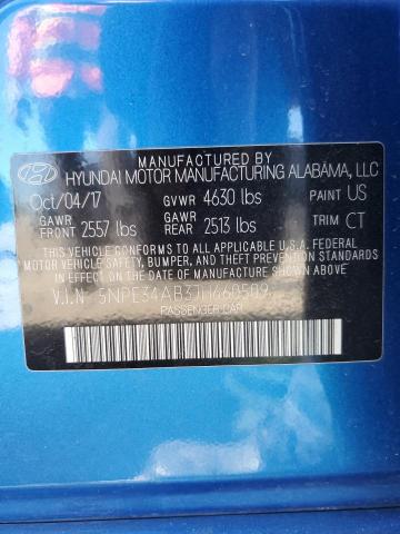 Photo 12 VIN: 5NPE34AB3JH660509 - HYUNDAI SONATA 