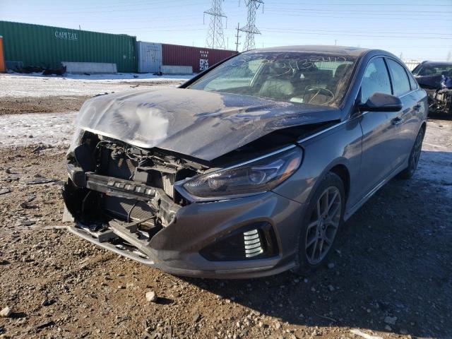 Photo 1 VIN: 5NPE34AB3JH682770 - HYUNDAI SONATA SPO 