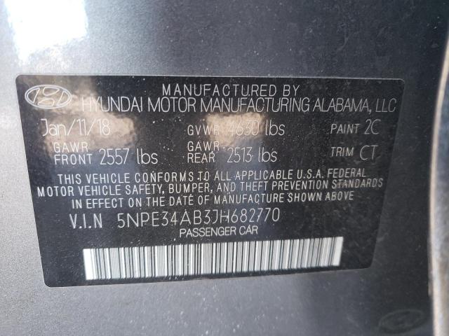 Photo 9 VIN: 5NPE34AB3JH682770 - HYUNDAI SONATA SPO 