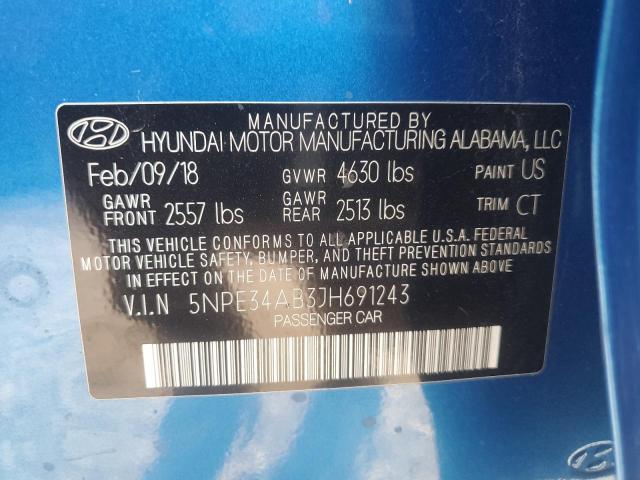 Photo 11 VIN: 5NPE34AB3JH691243 - HYUNDAI SONATA SPO 