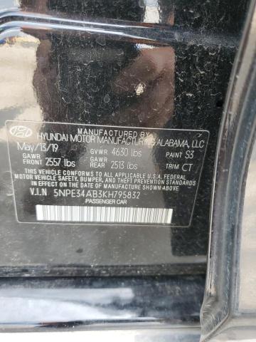 Photo 12 VIN: 5NPE34AB3KH795832 - HYUNDAI SONATA 