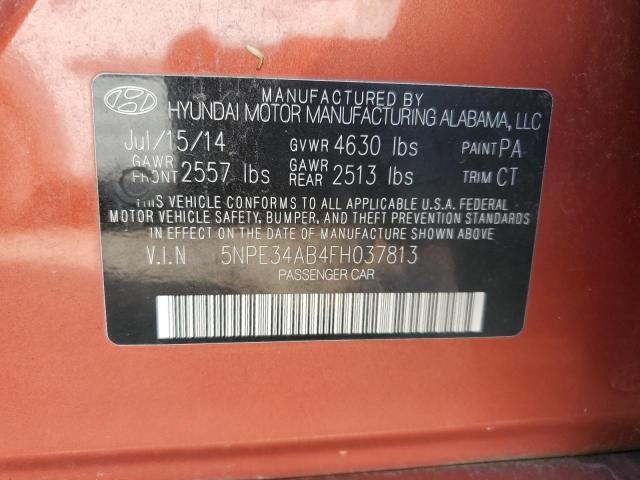 Photo 11 VIN: 5NPE34AB4FH037813 - HYUNDAI SONATA 