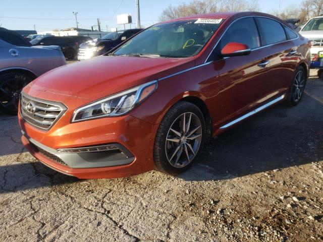 Photo 1 VIN: 5NPE34AB4FH048102 - HYUNDAI SONATA SPO 