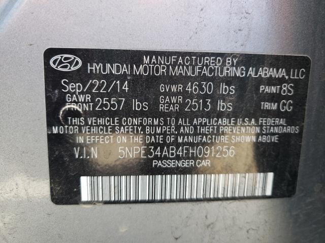 Photo 9 VIN: 5NPE34AB4FH091256 - HYUNDAI SONATA SPO 