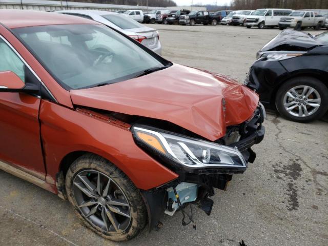 Photo 8 VIN: 5NPE34AB4FH125910 - HYUNDAI SONATA SPO 