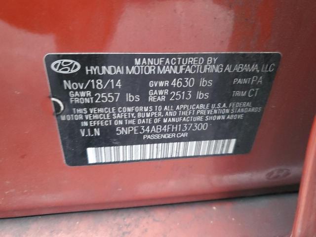 Photo 11 VIN: 5NPE34AB4FH137300 - HYUNDAI SONATA SPO 