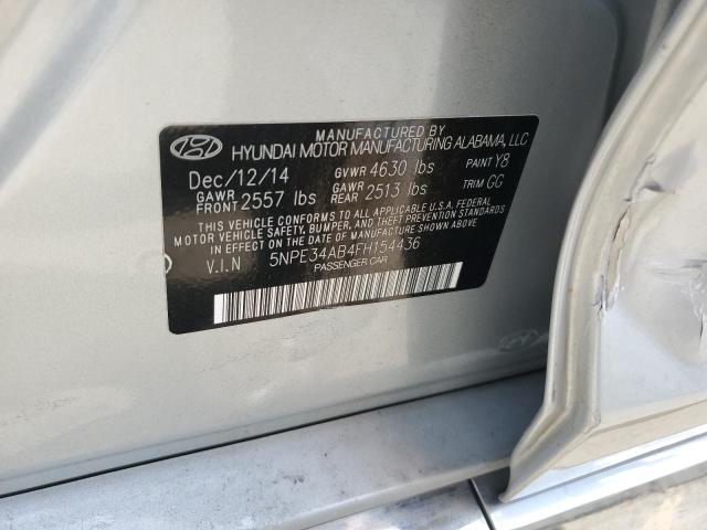 Photo 11 VIN: 5NPE34AB4FH154436 - HYUNDAI SONATA SPO 