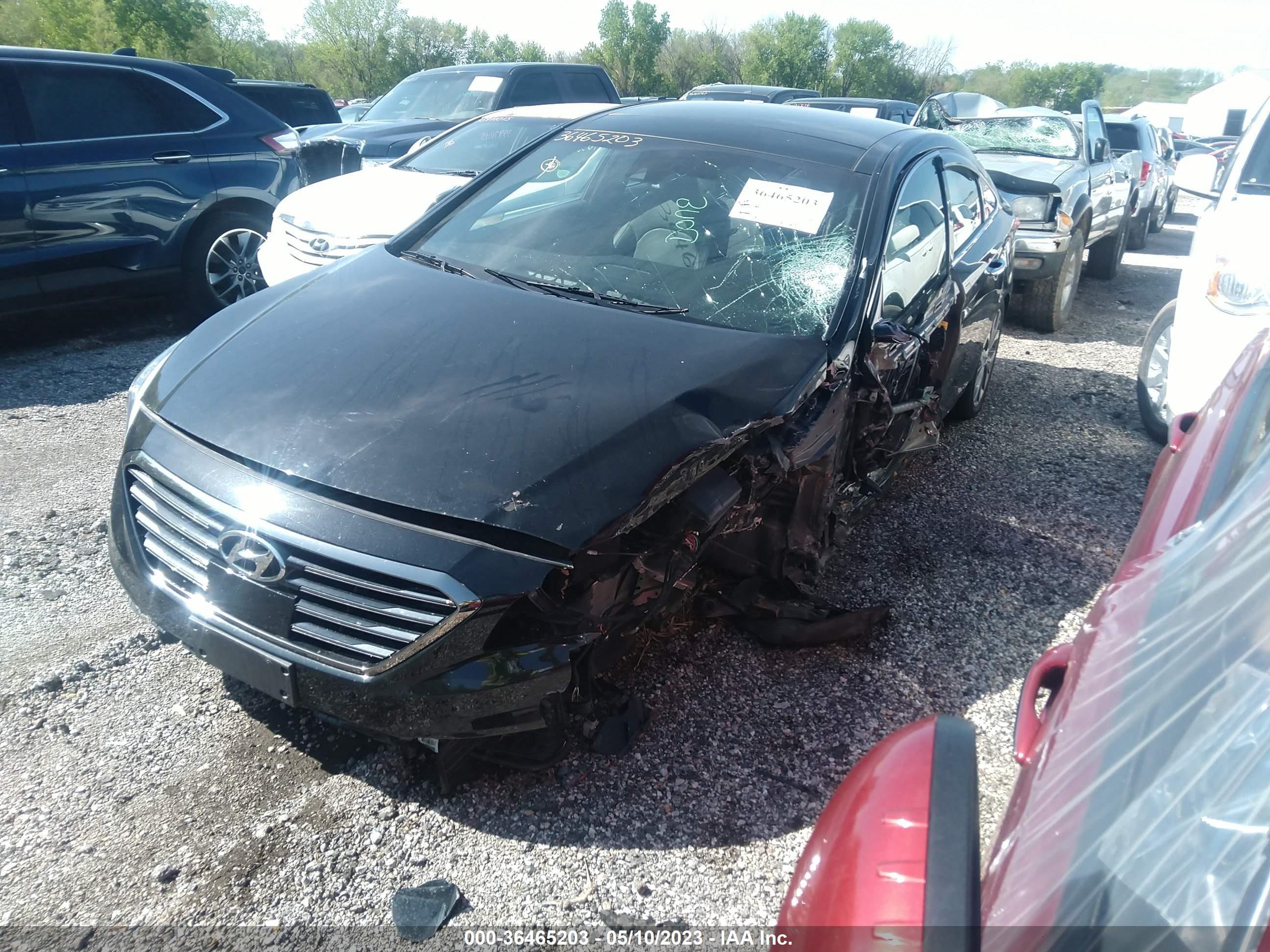 Photo 1 VIN: 5NPE34AB4FH155795 - HYUNDAI SONATA 