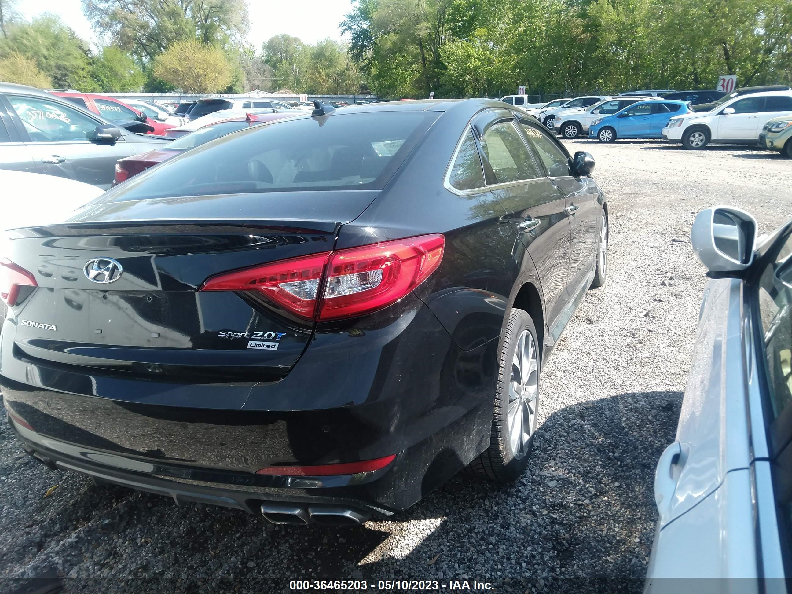 Photo 3 VIN: 5NPE34AB4FH155795 - HYUNDAI SONATA 