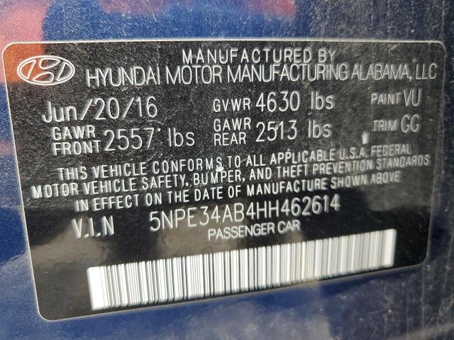 Photo 11 VIN: 5NPE34AB4HH462614 - HYUNDAI SONATA 