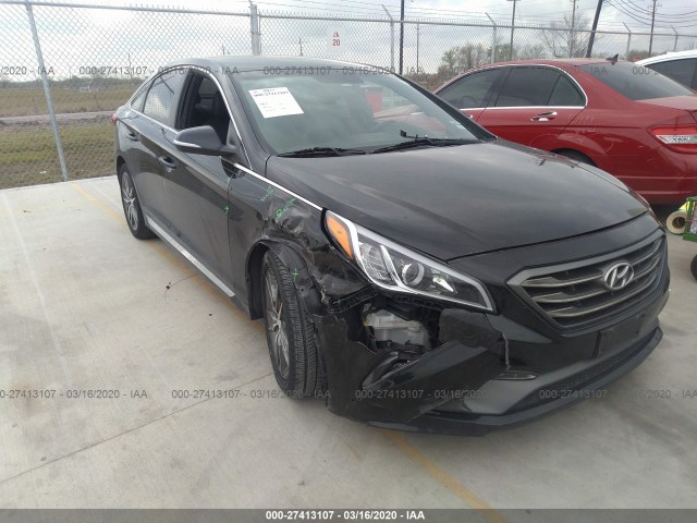 Photo 5 VIN: 5NPE34AB4HH497847 - HYUNDAI SONATA 