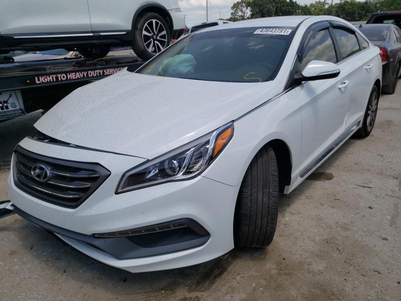 Photo 1 VIN: 5NPE34AB4HH569355 - HYUNDAI SONATA SPO 