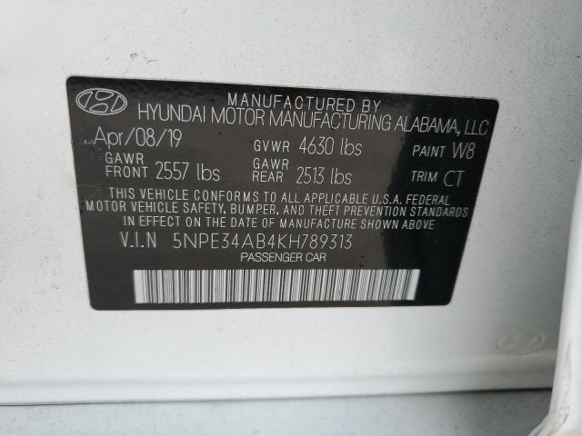 Photo 11 VIN: 5NPE34AB4KH789313 - HYUNDAI SONATA LIM 