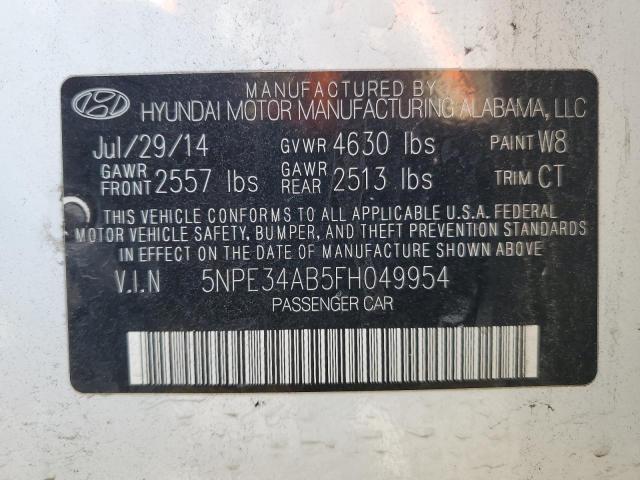 Photo 12 VIN: 5NPE34AB5FH049954 - HYUNDAI SONATA 