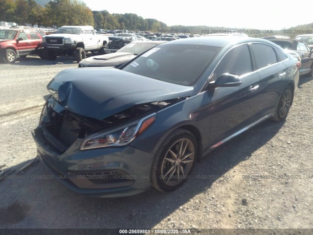 Photo 1 VIN: 5NPE34AB5FH074126 - HYUNDAI SONATA 