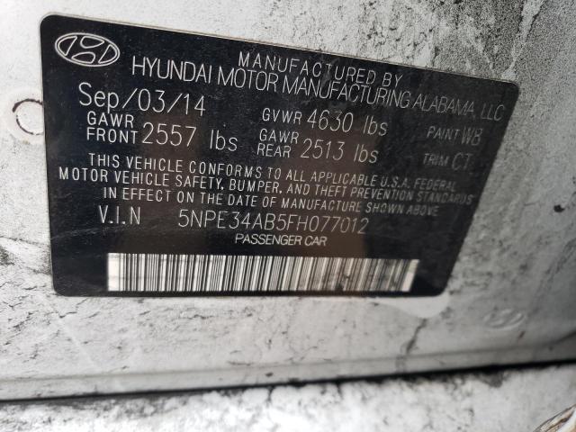 Photo 12 VIN: 5NPE34AB5FH077012 - HYUNDAI SONATA 