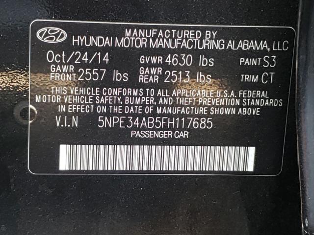 Photo 9 VIN: 5NPE34AB5FH117685 - HYUNDAI SONATA SPO 