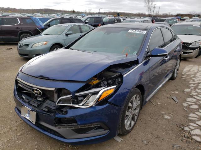 Photo 1 VIN: 5NPE34AB5FH117802 - HYUNDAI SONATA SPO 