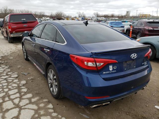 Photo 2 VIN: 5NPE34AB5FH117802 - HYUNDAI SONATA SPO 