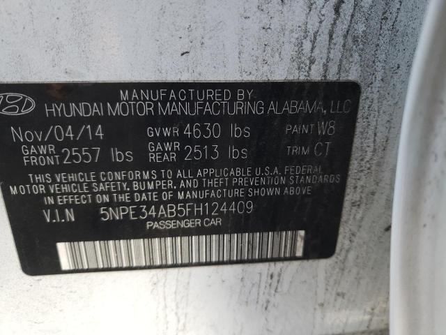 Photo 11 VIN: 5NPE34AB5FH124409 - HYUNDAI SONATA SPO 