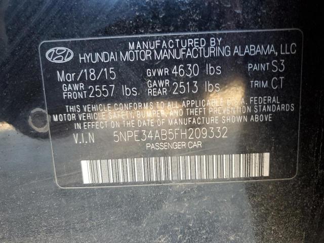 Photo 11 VIN: 5NPE34AB5FH209332 - HYUNDAI SONATA SPO 