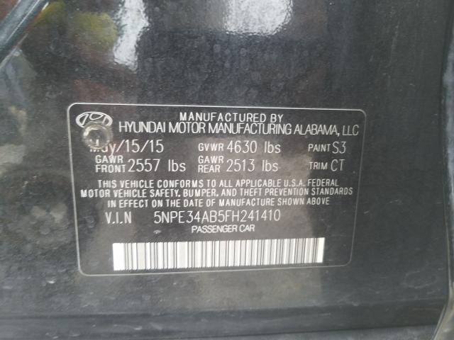 Photo 9 VIN: 5NPE34AB5FH241410 - HYUNDAI SONATA SPO 