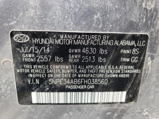 Photo 9 VIN: 5NPE34AB6FH038560 - HYUNDAI SONATA SPO 