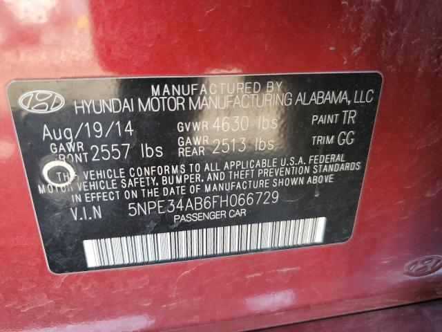 Photo 11 VIN: 5NPE34AB6FH066729 - HYUNDAI SONATA SPO 