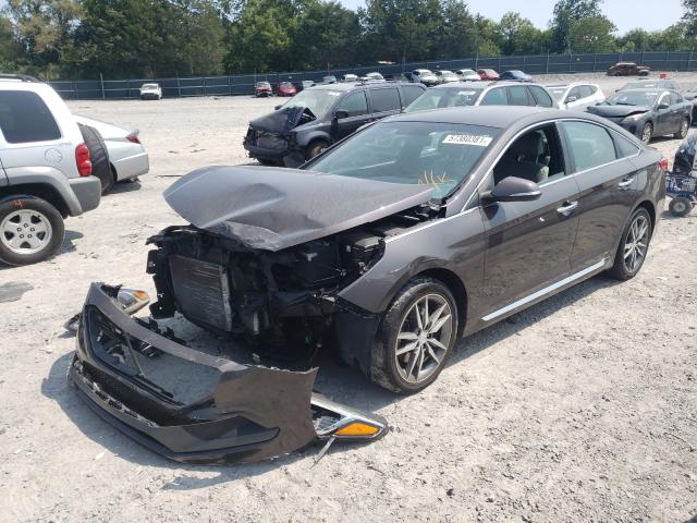 Photo 1 VIN: 5NPE34AB6FH102645 - HYUNDAI SONATA SPO 